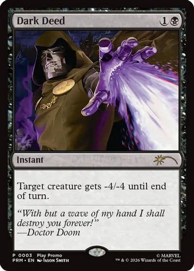 Dark Deed Standard Showdown Promos Magic card