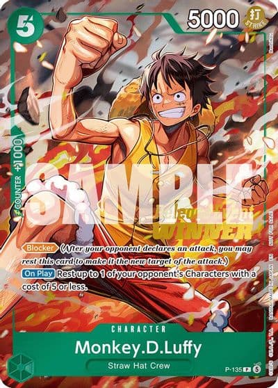 MonkeyDLuffy OP16 Release Event Winner One Piece Promotion Cards One Piece card