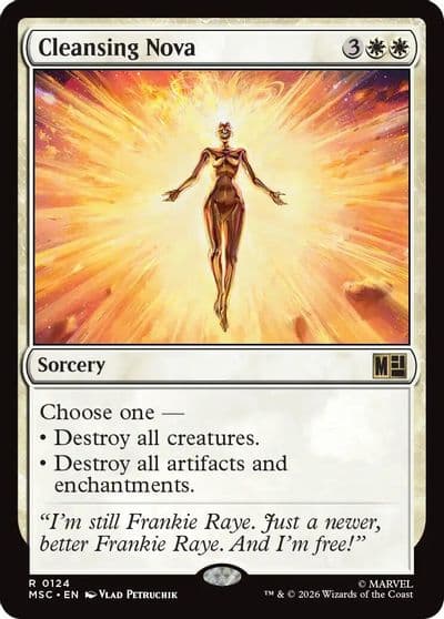 Cleansing Nova Surge Foil Commander: Marvel Super Heroes Magic card
