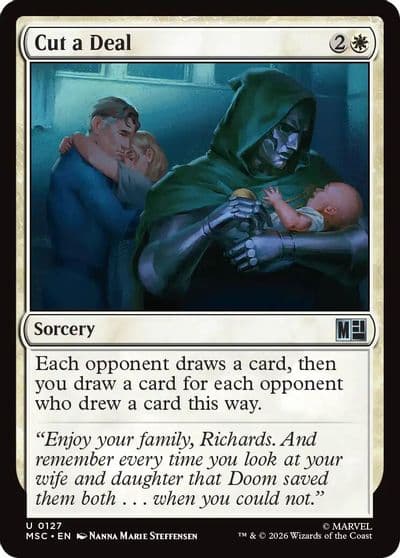 Cut a Deal Commander: Marvel Super Heroes Magic card