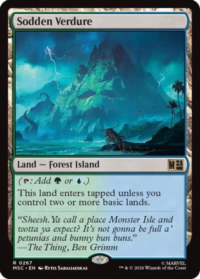 Sodden Verdure Commander: Marvel Super Heroes Magic card