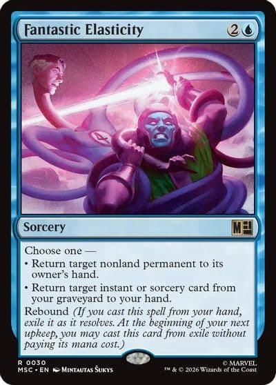 Fantastic Elasticity Commander: Marvel Super Heroes Magic card
