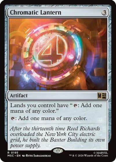 Chromatic Lantern Commander: Marvel Super Heroes Magic card