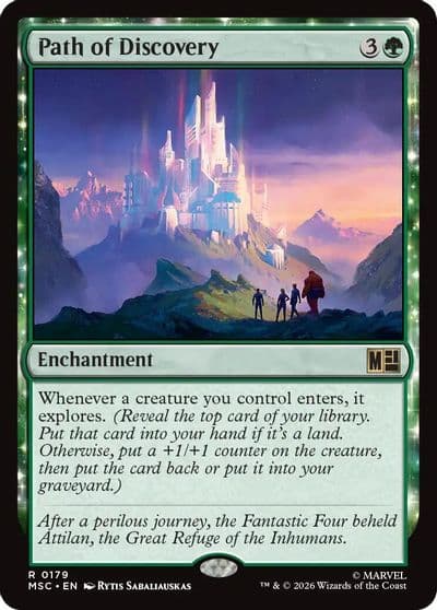Path of Discovery Surge Foil Commander: Marvel Super Heroes Magic card