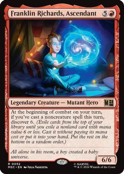 Franklin Richards Ascendant Commander: Marvel Super Heroes Magic card