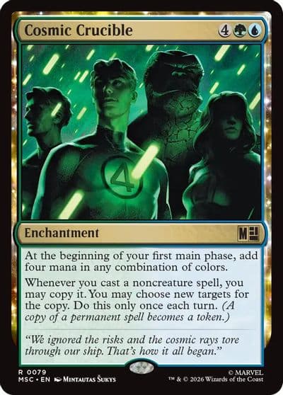 Cosmic Crucible Surge Foil Commander: Marvel Super Heroes Magic card