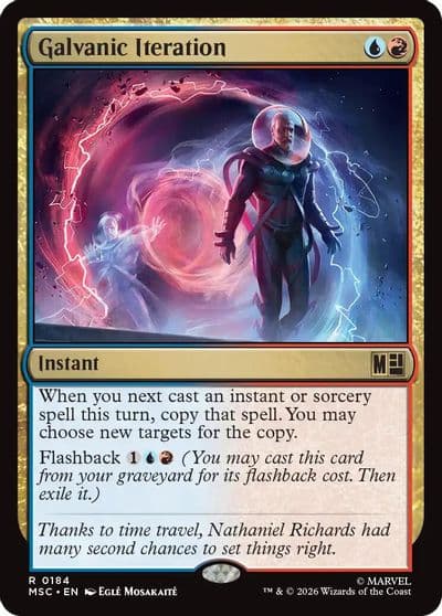 Galvanic Iteration Surge Foil Commander: Marvel Super Heroes Magic card