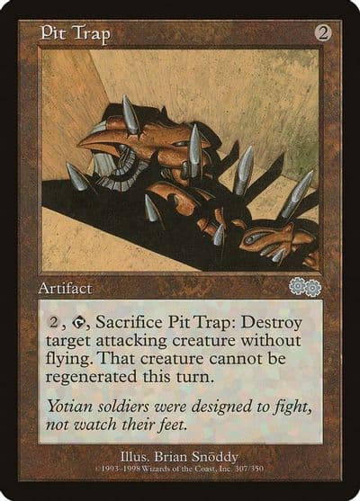 Pit Trap Urza's Saga Magic card