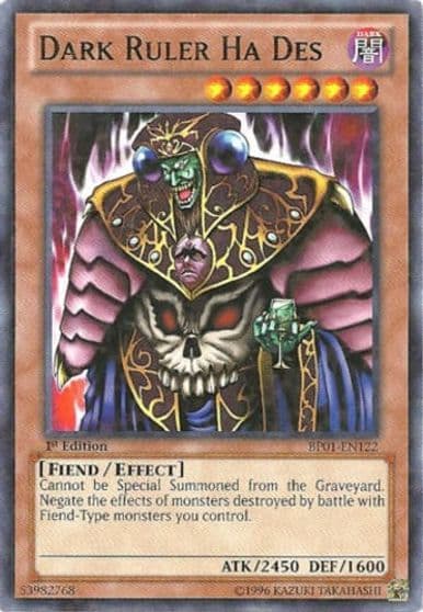 Dark Ruler Ha Des Starfoil Battle Pack: Epic Dawn Yu-Gi-Oh! card