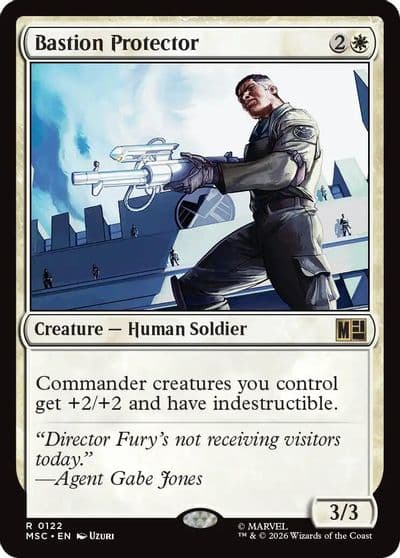 Bastion Protector Surge Foil Commander: Marvel Super Heroes Magic card