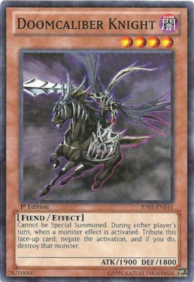 Doomcaliber Knight Starfoil Battle Pack: Epic Dawn Yu-Gi-Oh! card