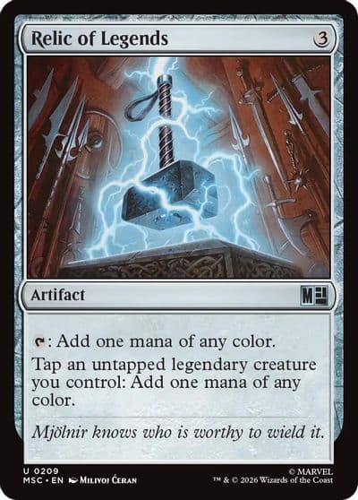 Relic of Legends Surge Foil Commander: Marvel Super Heroes Magic card