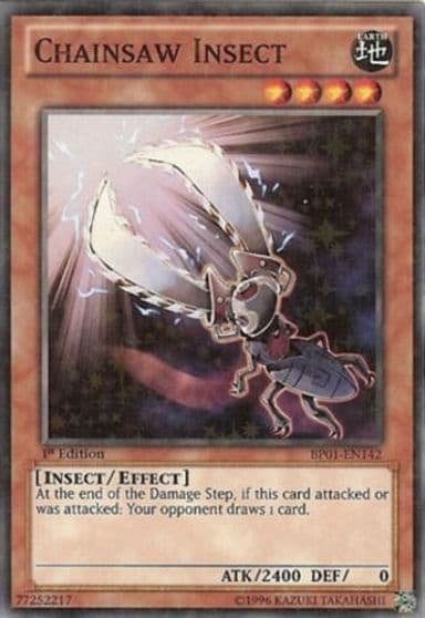 Chainsaw Insect Starfoil Battle Pack: Epic Dawn Yu-Gi-Oh! card