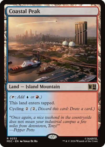 Coastal Peak Surge Foil Commander: Marvel Super Heroes Magic card