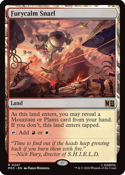 Furycalm Snarl Surge Foil Commander: Marvel Super Heroes Magic card
