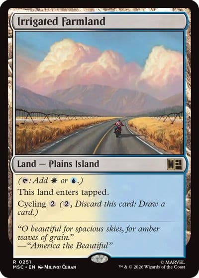 Irrigated Farmland Surge Foil Commander: Marvel Super Heroes Magic card