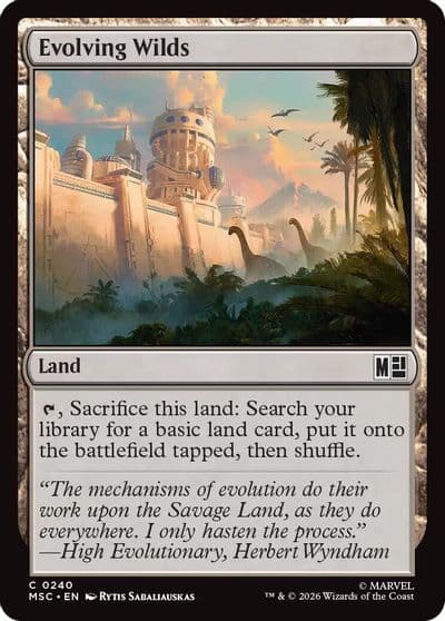 Evolving Wilds Surge Foil Commander: Marvel Super Heroes Magic card