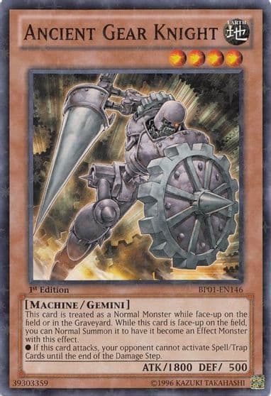 Ancient Gear Knight Starfoil Battle Pack: Epic Dawn Yu-Gi-Oh! card