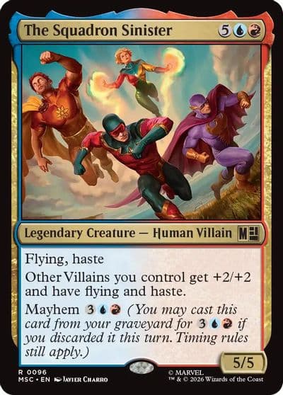 The Squadron Sinister Surge Foil Commander: Marvel Super Heroes Magic card