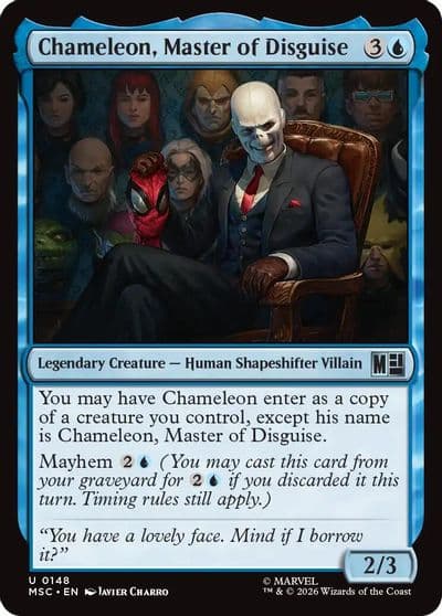 Chameleon Master of Disguise Commander: Marvel Super Heroes Magic card