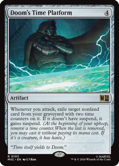 Dooms Time Platform Commander: Marvel Super Heroes Magic card