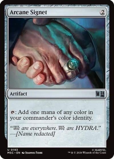 Arcane Signet 0193 Surge Foil Commander: Marvel Super Heroes Magic card