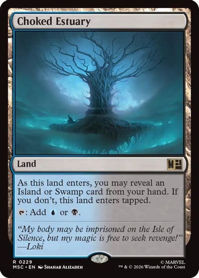 Choked Estuary Surge Foil Commander: Marvel Super Heroes Magic card