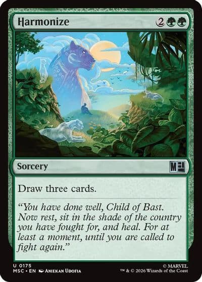 Harmonize Commander: Marvel Super Heroes Magic card