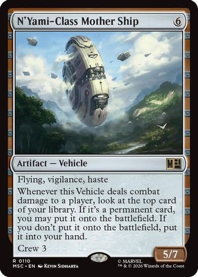 NYami Class Mother Ship Commander: Marvel Super Heroes Magic card