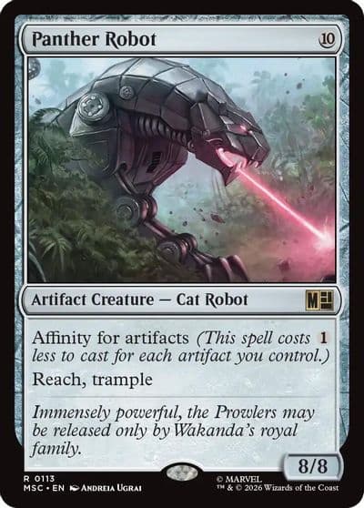 Panther Robot Commander: Marvel Super Heroes Magic card