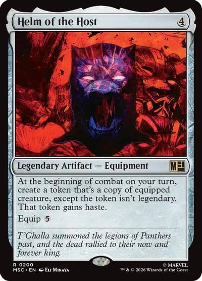 Helm of the Host Commander: Marvel Super Heroes Magic card