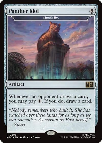 Panther Idol Minds Eye Commander: Marvel Super Heroes Magic card
