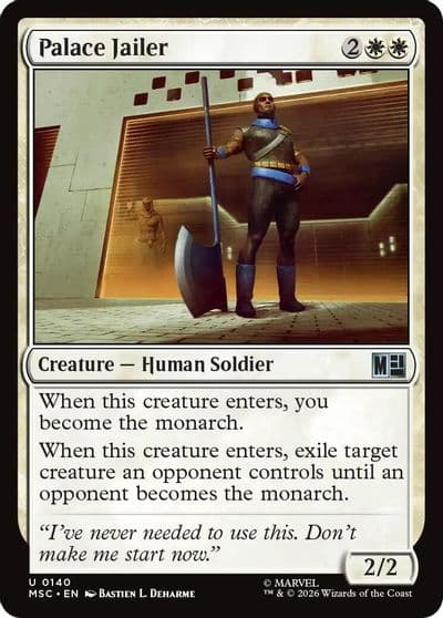 Palace Jailer Surge Foil Commander: Marvel Super Heroes Magic card