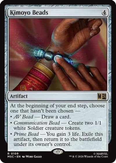 Kimoyo Beads Surge Foil Commander: Marvel Super Heroes Magic card