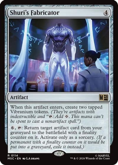 Shuris Fabricator Surge Foil Commander: Marvel Super Heroes Magic card