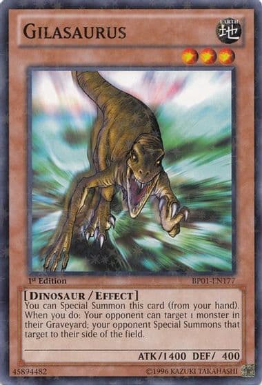 Gilasaurus Starfoil Battle Pack: Epic Dawn Yu-Gi-Oh! card