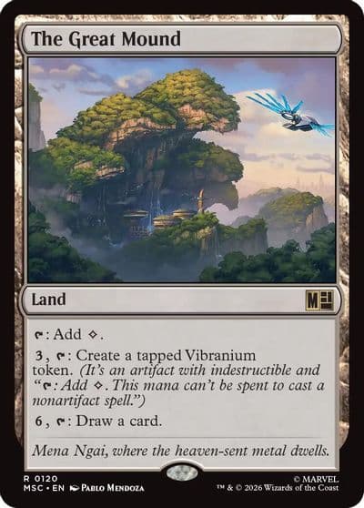 The Great Mound Surge Foil Commander: Marvel Super Heroes Magic card