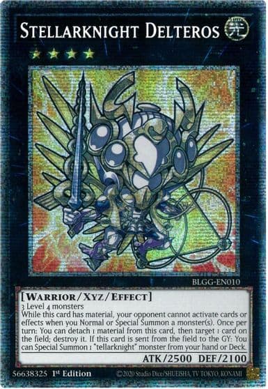 Stellarknight Delteros Starlight Rare Battles of Legend: Glorious Gallery Yu-Gi-Oh! card