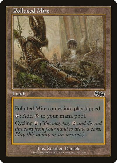Polluted Mire Urza's Saga Magic card