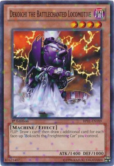 Dekoichi the Battlechanted Locomotive Starfoil Battle Pack: Epic Dawn Yu-Gi-Oh! card