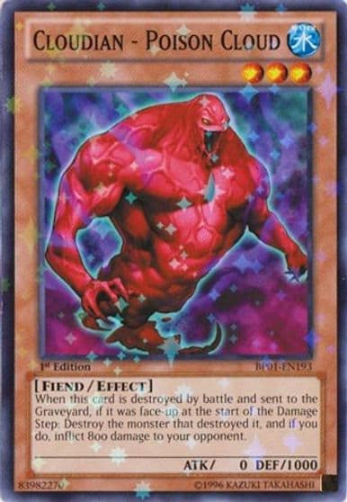 Cloudian Poison Cloud Starfoil Battle Pack: Epic Dawn Yu-Gi-Oh! card