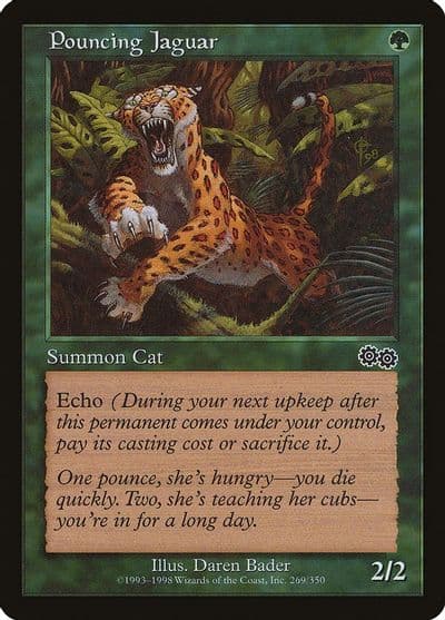 Pouncing Jaguar Urza's Saga Magic card