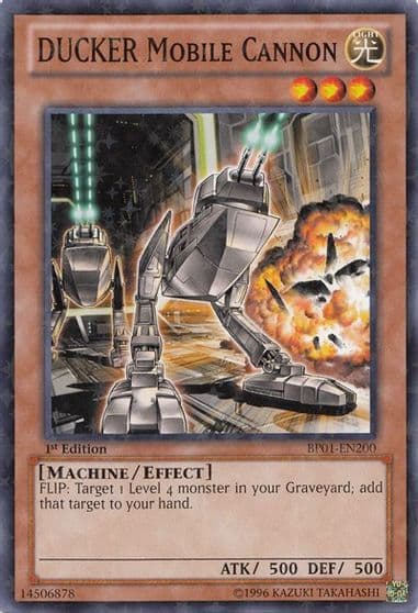 DUCKER Mobile Cannon Starfoil Battle Pack: Epic Dawn Yu-Gi-Oh! card