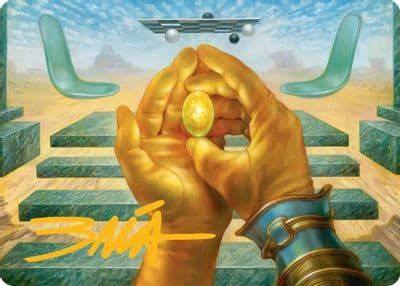 The Mind Stone Art Card Gold Stamped Signature Art Series: Marvel Super Heroes Magic card