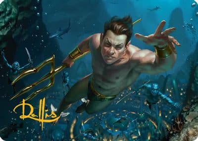 Namor the Sub Mariner Art Card Gold Stamped Signature Art Series: Marvel Super Heroes Magic card