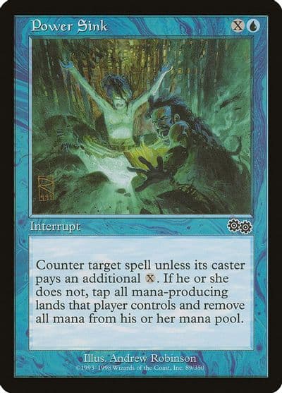 Power Sink Urza's Saga Magic card
