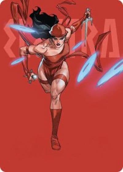 Elektra Daughter of the Hand Art Series: Marvel Super Heroes Magic card