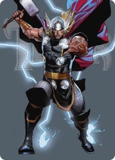 Thor God of Thunder Art Card Art Series: Marvel Super Heroes Magic card