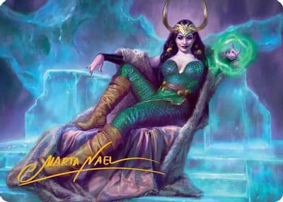 Lady Loki Agent of Chaos Art Card Gold Stamped Signature Art Series: Marvel Super Heroes Magic card