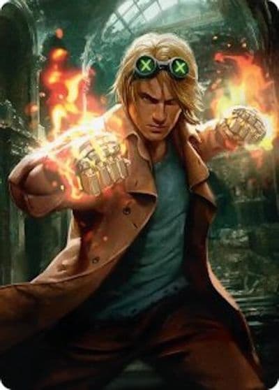 Chase Stein Runaway Art Card Art Series: Marvel Super Heroes Magic card